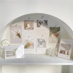 Korean Ins Photo Decoration Card Set 30 Sheets Art Photography Props Collocation Postcard Diy Room Wall Sticker Colour Printing