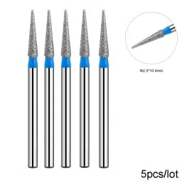 BNG 5PCS Cutters for Manicure Diamond Nail Drill Bit Set of Milling Diamond Bit Milling Cutter Nail Bits for Nail Drill Machine