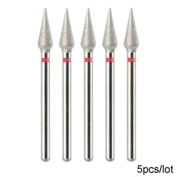 BNG 5PCS Cutters for Manicure Diamond Nail Drill Bit Set of Milling Diamond Bit Milling Cutter Nail Bits for Nail Drill Machine