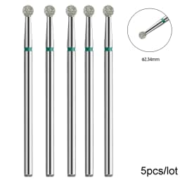 BNG 5PCS Cutters for Manicure Diamond Nail Drill Bit Set of Milling Diamond Bit Milling Cutter Nail Bits for Nail Drill Machine