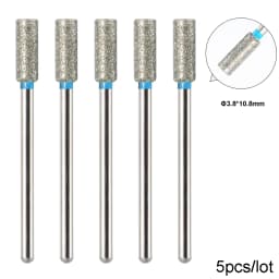 BNG 5PCS Cutters for Manicure Diamond Nail Drill Bit Set of Milling Diamond Bit Milling Cutter Nail Bits for Nail Drill Machine