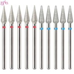 BNG 5PCS Cutters for Manicure Diamond Nail Drill Bit Set of Milling Diamond Bit Milling Cutter Nail Bits for Nail Drill Machine