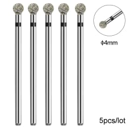 BNG 5PCS Cutters for Manicure Diamond Nail Drill Bit Set of Milling Diamond Bit Milling Cutter Nail Bits for Nail Drill Machine