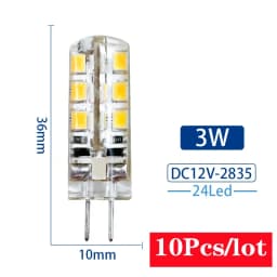 10Pcs/lot G4 LED Light Bulb 2W 3W 4W 5W 7W 9W AC DC12V 220V Corn Lamp SMD2835 Spotlight Chandelier Lighting Replace Halogen Lamp
