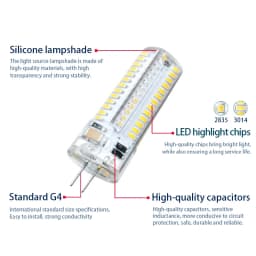 10Pcs/lot G4 LED Light Bulb 2W 3W 4W 5W 7W 9W AC DC12V 220V Corn Lamp SMD2835 Spotlight Chandelier Lighting Replace Halogen Lamp