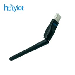 Holyiot nRF52840+PA Bluetooth Low Energy Programmable USB Magnetic Suction Reset Serial Receiver Dongle Support DFU