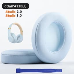 KUTOU Earpads For Beats Studio 3 3.0 Ear Pads Studio3 Headphone Replacement Pads Studio2 Ear Cushions Earpads Headset Foam Pad