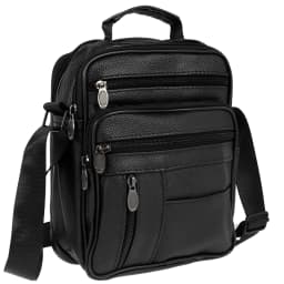 Shoulder Bag Men Small Crossbody Backpack Shoulder Bag with Adjustable Shoulder Straps PU Leather/Oxford Cloth Chest Bag Daypack