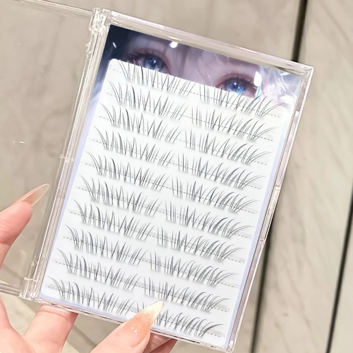 Natural Lash Extensions Individual Cluster Eyelashes Volume Wispy Foxes Style Lashes For Women Makeup Daily Fluffy Lightweight