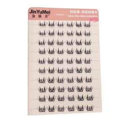 Natural Lash Extensions Individual Cluster Eyelashes Volume Wispy Foxes Style Lashes For Women Makeup Daily Fluffy Lightweight