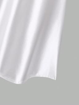 White Pleated Fishtail Skirt