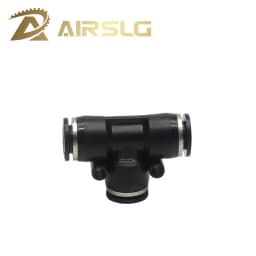 One touch fitting PE Union tee PY union “Y” 3 Way Port Air Pneumatic 4 6mm 8 10 12 16mm OD Hose Tube Quick Push in Pipe Fitting