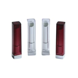 50pcs/lot 3.5G Small Square Silver Lipstick Tube Empty Lip Balm Bottle with Sloping Lip DIY Cosmetic Bottle for lip Rouge