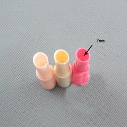 New Brand Oblique Edge Lipstick Tube, Carnation/Beige/Rose Red Cosmetic Bottle, Multi Color Beauty Tool for Women 100pcs/lot