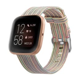 Band for Fitbit Versa 2/Fitbit Versa Lite Breathable Woven Fabric Strap Replacement Wristband for Fitbit Versa Smart Watch