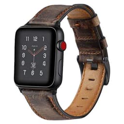 Leather strap For Apple watch band 45mm 41mm 44mm 40mm Retro Cow watchband correa bracelet iWatch series 5 4 3 se 6 7 8 ultra