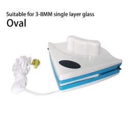 Double-Sided Glass Window Cleaner Triangle Multi-Function Double-Sided Magnetic Glass Cleaner Car Window Cleaning Tool