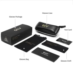 2021 GCV Polarized Lady Sunglasses Cat Eye Fashion Sun Glasses Luxury Woman Female Brand Ultralight Frame Tourism Party Leisu