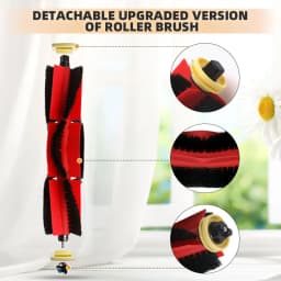 Compatible For ( Roborock S5, S5 Max, S6 MaxV, S6 Pure, E4, E5, S51, S52, S55 ) Roller Side Brush Filter Mop Accessories Part