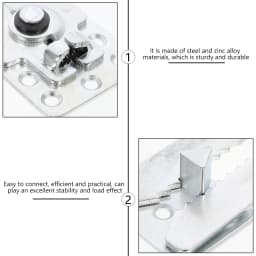 Professional Sectional Sofa Connector Couch Furniture Cut Sofa Connectors Furniture Buckle Joint Clip Interlock Software Bracket
