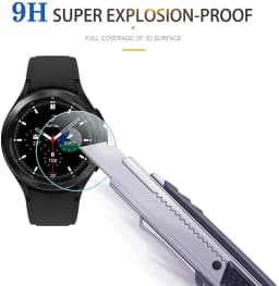 9H Tempered Glass for Samsung Galaxy Watch 4 5 6 7 8 40/44mm Classic 42/46mm Watch7 Watch8 44 40mm Film HD Screen Protectors