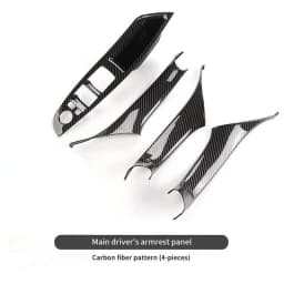 For BMW 2011-2017 5 Series F10 F18 F11 Car Door Handle Panel Protector Pull Trim Cover Auto Interior Door Handles Sticker