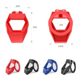 1Pcs Car Interior One-Key Start Ignition Engine Stop Push Switch Button Protective Cover Decoration Sticker Accessories