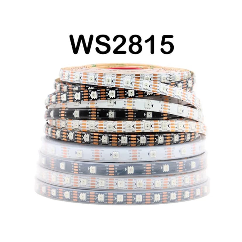 WS2812B WS2811 WS2813 WS2815 5050 RGBIC Smart LED Strip WS2812 Individually Addressable IC 30/60/144Pixels/Leds/m Light DC5V/12V
