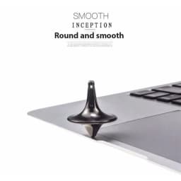 2 Pcs Perpetual Motion Spinner Set Ball Bearing Magnetic Gyro Desk Toy for Adult ADHD Anxiety Relax Focus Tool