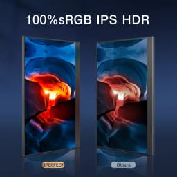 UPERFECT 2K Portable Monitor 16.0-inch 500 Nits 8 Bit Frameless Screen IPS HDR FreeSync Eyecare USB C Gaming Display 2560X1600