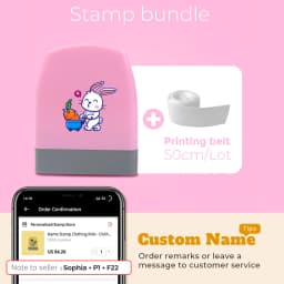 Cartoon Dinosaur Custom Name Stamp For Clothing Personalise For Student Clothes Chapter Children's Kawaii Name Sticker gift