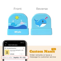 Cartoon Dinosaur Custom Name Stamp For Clothing Personalise For Student Clothes Chapter Children's Kawaii Name Sticker gift