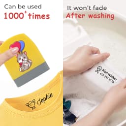 Cartoon Dinosaur Custom Name Stamp For Clothing Personalise For Student Clothes Chapter Children's Kawaii Name Sticker gift