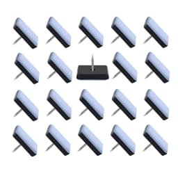 20pcs Table Chair Leg Sliders Nail on Furniture Sliders Pads Sofa Glides Floor Protectors Furniture Accessories 16/22/25/30mm