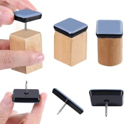 20pcs Table Chair Leg Sliders Nail on Furniture Sliders Pads Sofa Glides Floor Protectors Furniture Accessories 16/22/25/30mm