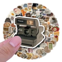 10/30/60/120PCS Ins Vintage Art Vsco Cartoon Stickers Aesthetic Decals Laptop Luggage Skateboard Car Waterproof Sticker Kid Toy