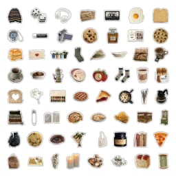 10/30/60/120PCS Ins Vintage Art Vsco Cartoon Stickers Aesthetic Decals Laptop Luggage Skateboard Car Waterproof Sticker Kid Toy