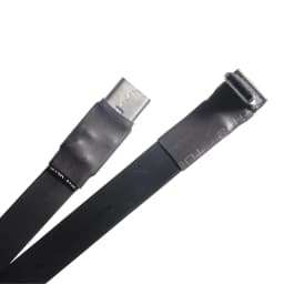 10Gbps Gen2 USB 3.1 Type C to Type C Flat Extension Cable Fold 90 Degree Angle USB-C Male Female FPC FPV Aerial Photography Cord