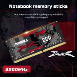 PUSKILL Memoria Ram DDR4 8GB 4GB 16GB 2400mhz 2133 2666mhz Sodimm Notebook High Performance Laptop Memory