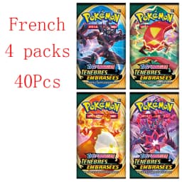 Newest Pokemon Cards French PokemonTEMPORAL FORCES LOST ORIGIN Booster Box PERDUE Fusion Trading Card Game Collection Cards Toy