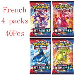 Newest Pokemon Cards French PokemonTEMPORAL FORCES LOST ORIGIN Booster Box PERDUE Fusion Trading Card Game Collection Cards Toy