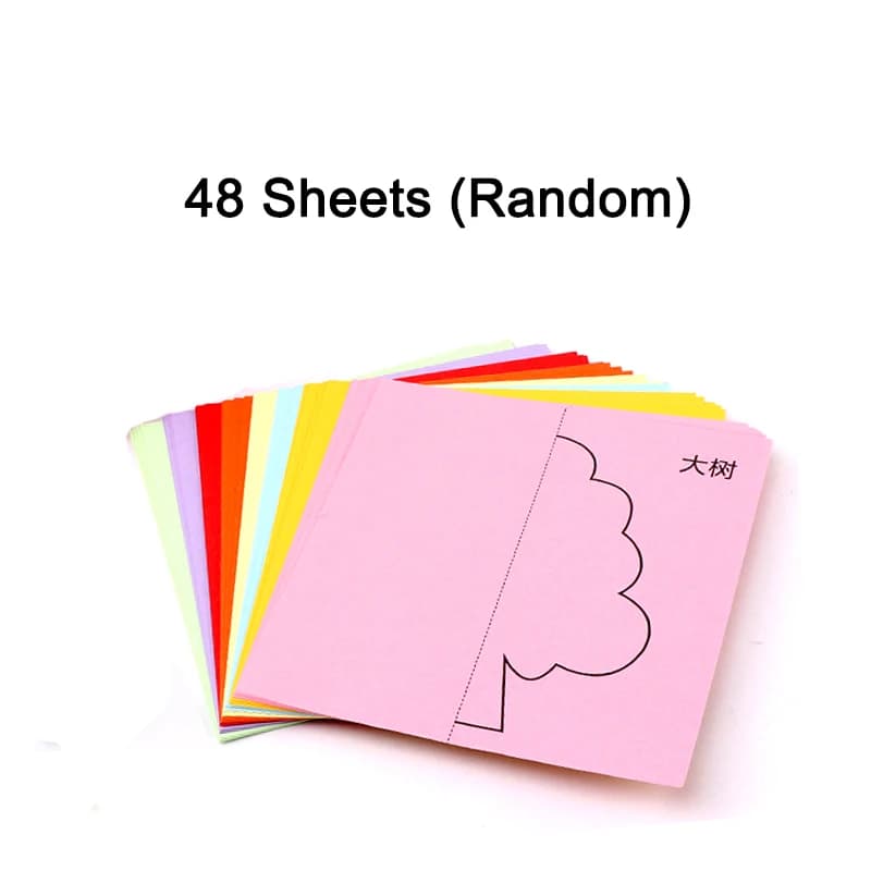 Paper-Cut Set Paper Cutting Scissor Skills Activity Cutting Book Kids Crafts Toys Kits Preschool with Child-Safe Scissors