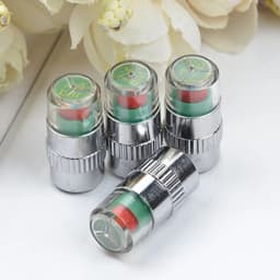 2/4pcs Car Tire Pressure Indicator Tire Pressure Gauge Indicator Alert Monitoring Valve Cap Sensor External Valve Detection
