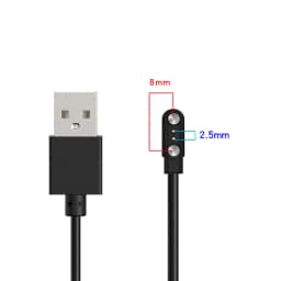2 pins 4pins Smartwatch Dock Charger Adapter USB Charging Cable Cord for Adult/Kids Smart Watch Power Charge Wire Accessories