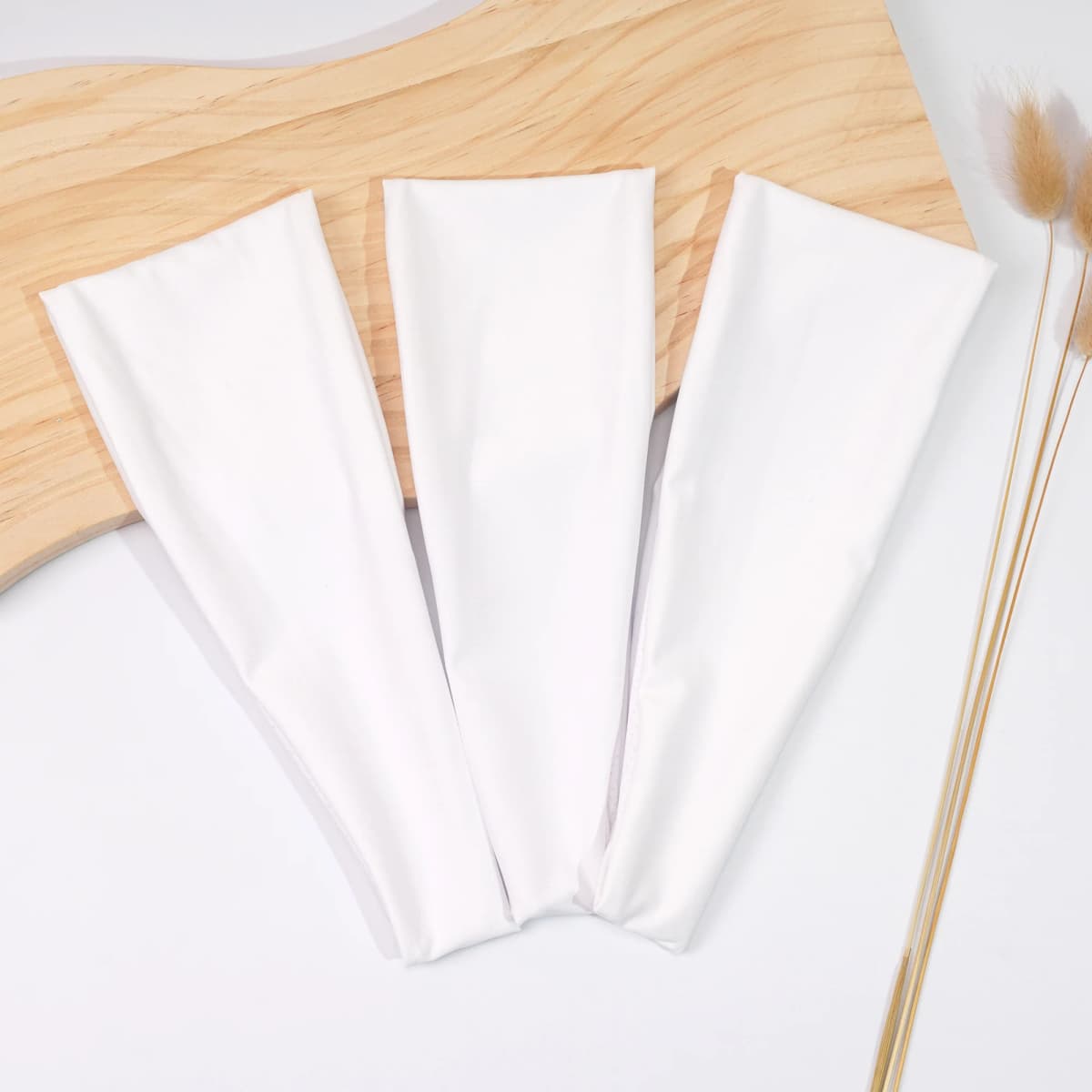 3PCS Sweatband for Men Women Elastic Sport Hairbands Head Band Yoga Headbands Headwear Headwrap Sports Workout Hair Accessories