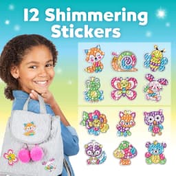 12 Create Big Gem Diamond Painting Sticker Kit Art Craft Girls Boys Unicorn Animal Sealife Magical Mosaic Dot Sticky Toys Gifts
