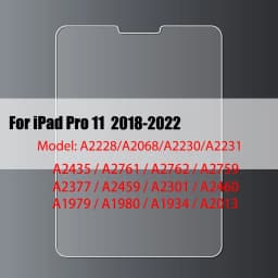 Tempered Glass Screen Protector For iPad 10.2 9.7 10. 5 10.9 Pro 11 New iPad 10 9 8 7 6 5 Air 4 3 2 Mini 2020 2021 2022