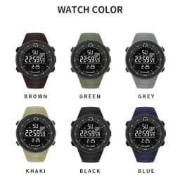 Top Men's Sports Watch 50M Waterproof Military Display Clock Man Watches LED Digital Luxury Fashion Electronic Wristwatch 2111
