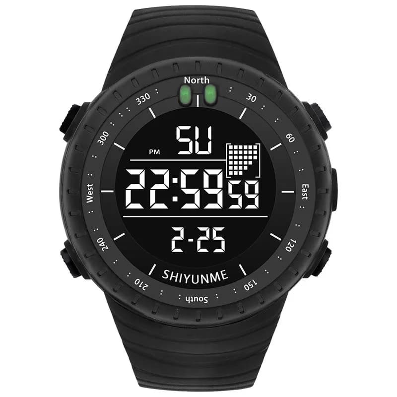 Top Men's Sports Watch 50M Waterproof Military Display Clock Man Watches LED Digital Luxury Fashion Electronic Wristwatch 2111