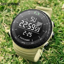 Top Men's Sports Watch 50M Waterproof Military Display Clock Man Watches LED Digital Luxury Fashion Electronic Wristwatch 2111